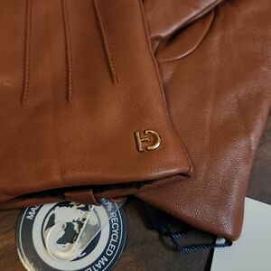 Cole Haan Tan Leather Gloves